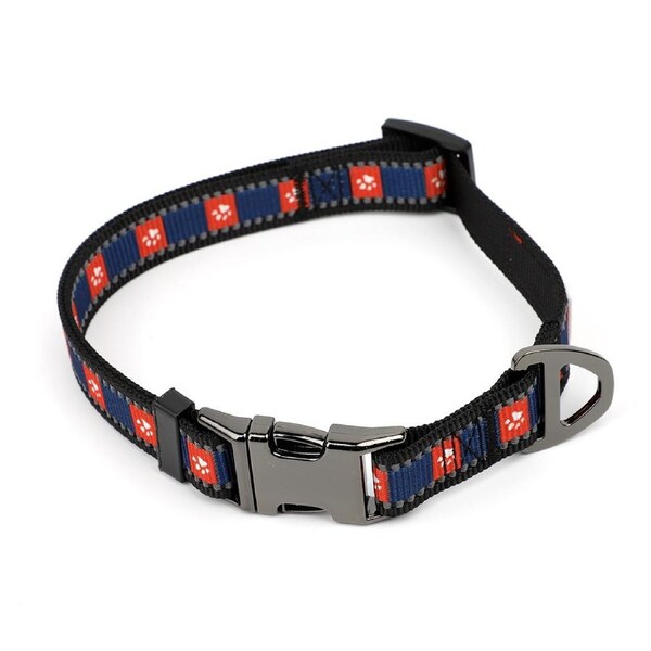 NRL Sydney Roosters Merch Pet/Dog Reflective Adjustable Collar Nylon 38cm-58cm
