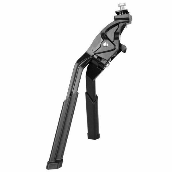 CD Adjustable Kickstand for e-Bike MTB Bicycle 24" to 29" - Max Load 40kg - Heavy Duty Center Mount Double Leg - Smart Single Stand Kick Up Position