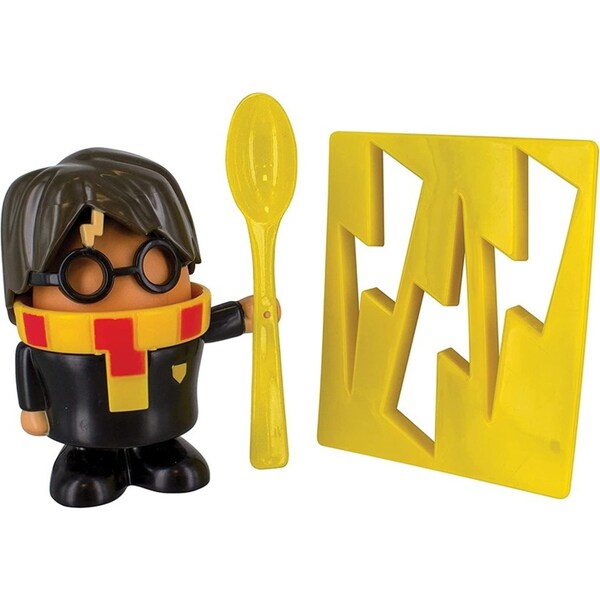 Harry Potter Breakfast Egg Cup & Toast Cutter/Plastic Spoon Set Collectible