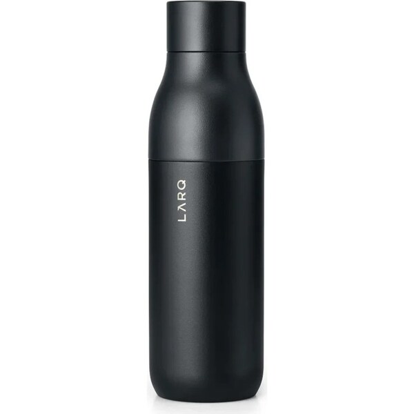LARQ PureVis UV-C 740ml Insulated Water Bottle Double Wall Flask Obsidian Black