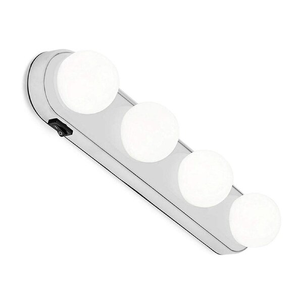 Super Bright 4 LED Vanity Mirror Portable Light Bulbs Glow for Make Up Cosmetic