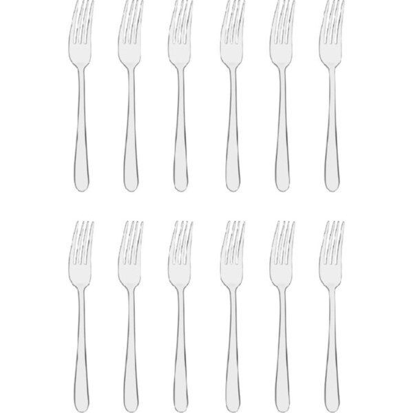 Tablekraft Luxor Stainless Steel Set 12 Table Forks