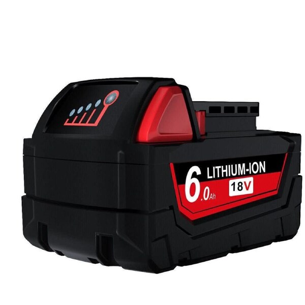 Tavice 18V Milwaukee Compatible 6.0Ah Lithium XC Battery - Suits M18 48-11-1840 48-11-1860