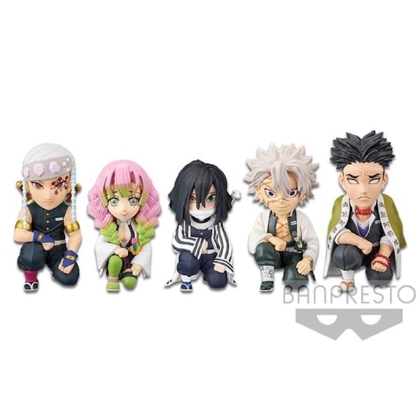 Set of 5 Demon Slayer World Collectable Figure - Be in front of the "Oyakata-Sama" - Vol. 2