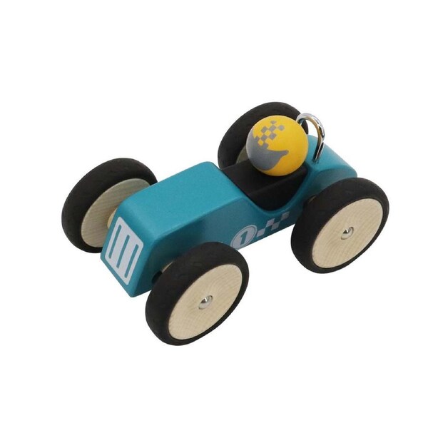 Kaper Kidz Retro Racing Car Green Children's/Kids Pretend Play Toy Large 12m+