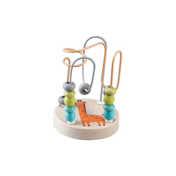 Kaper Kidz Giraffe Jungle Animal Small Roller Coaster Bead Maze Kids Toy 12m+