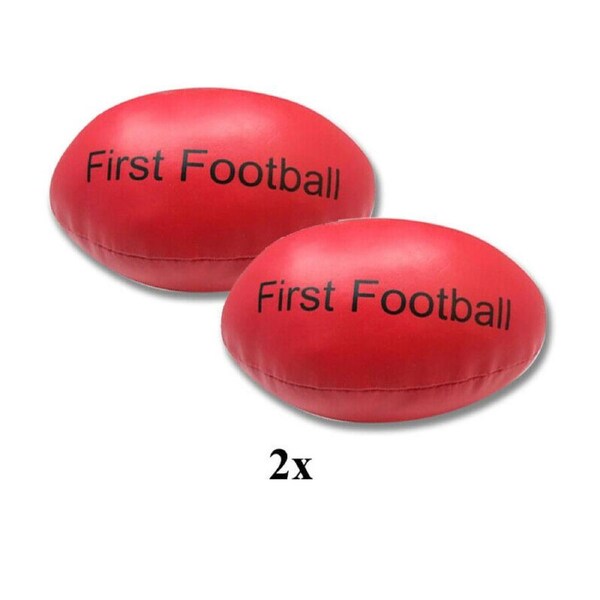 2x Classic Trainer NRl, Rugby League Football (Soft PU) 20cm