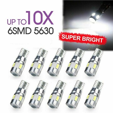T10 194 Wedge Base, COB LED Light 12VDC SMD Cool White 5500K