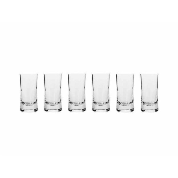 6x Krosno Harmony Shot Glass Clear Drinking Barware Cup Party Alcohol 40ml