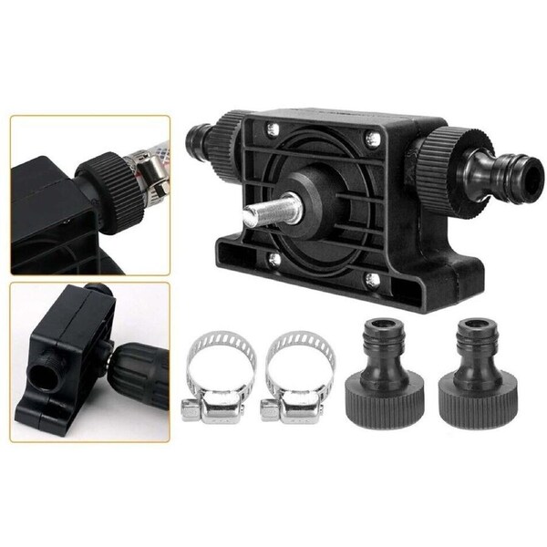 Hand Electric Drill Pump Drive Self Priming Pump Water Oil Fluid Transfer Small