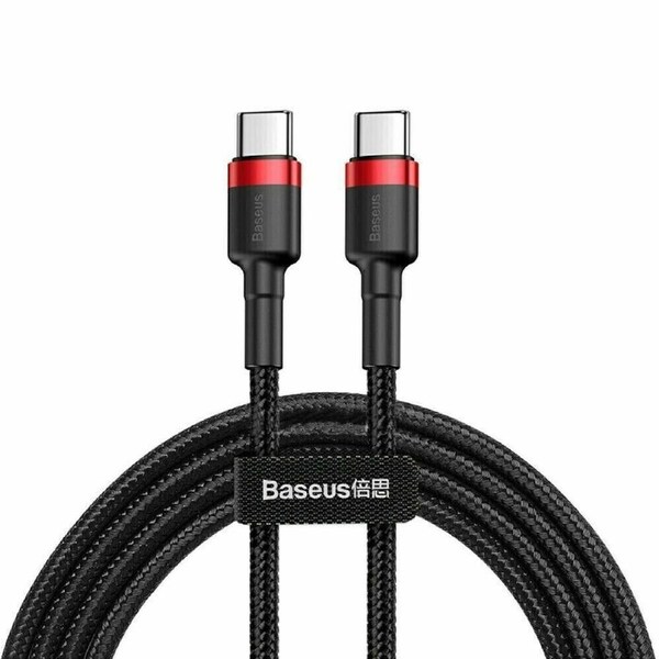 Baseus USB Type C to USB-C Cable QC3.0 60W PD Quick Charge Fast Charging 2M