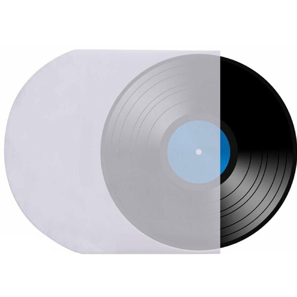 100pcs Sleeves Inner LP Music Durable for 12" Vinyl Record Plastic Record Cover