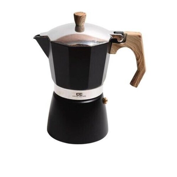 Coffee Culture Italian Stove Top Coffee Espresso Maker Percolator 9 cup Black