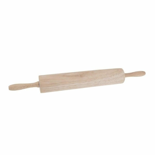 Wood Rolling Pin Pastries Baking Tool Dough Pastry Chef Rubberwood 50cm