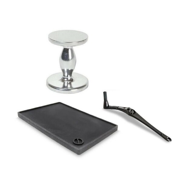 Barista Set with Coffee Machine Tamper Espresso Group Head Brush and Tamper Mat