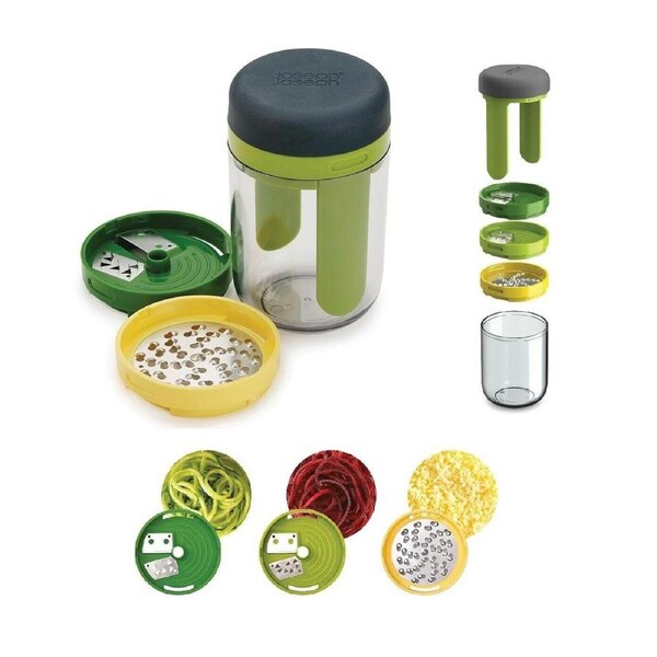 Joseph Joseph Spiro Handheld Spiralizer Vegetable Slicer Grater Noodle Pasta