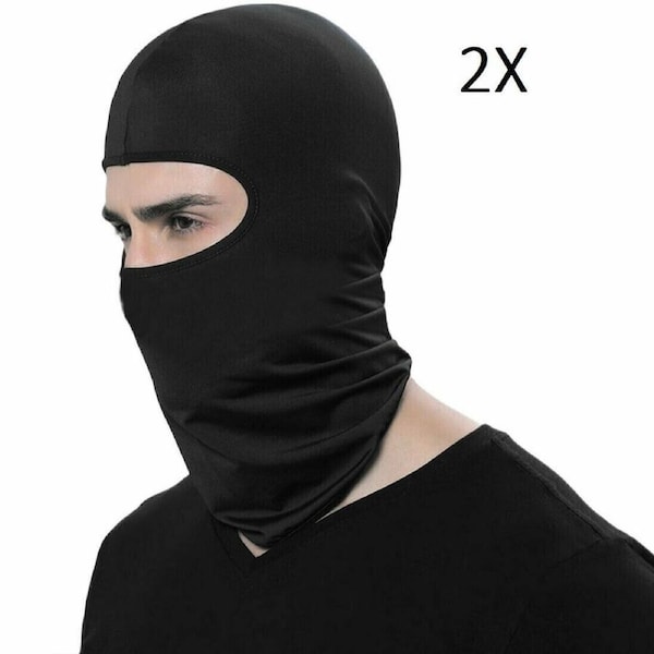 2x Balaclava Hood Hat Winter Full Face Cover Mask