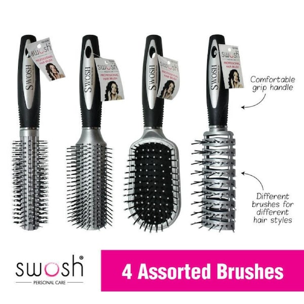 4pcs Professional Hair Brush Dressing Beauty Salon Accessories Styling Comb Set