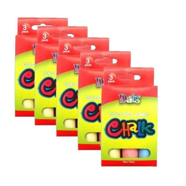 15 x Jumbo Chalk Classic Kids