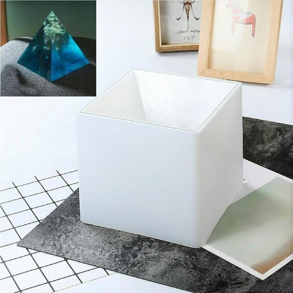 Silicone Mould Pyramid Shape DIY Resin Epoxy Casting Jewelry Tool 15cm Large