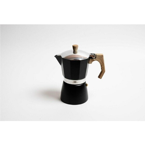 Coffee Culture Italian Stove Coffee Espresso Maker Percolato 6 cup Black