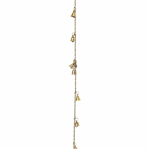 String of 12 Small Bells Hanging Bells Decoration Home Wall