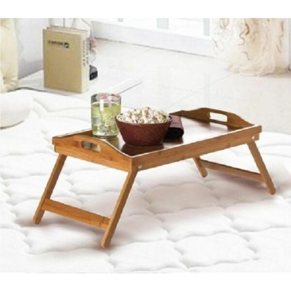 Serving Tray Tea Coffee Table Wooden Breakfast in Bed Foldable Legs