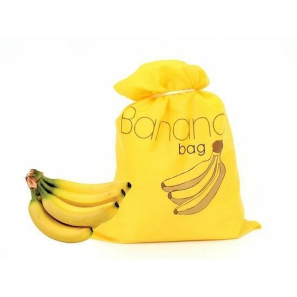 Appetito Reusable Banana Storage Bag 29 x 37cm Keep Bananas Fresher For Longer