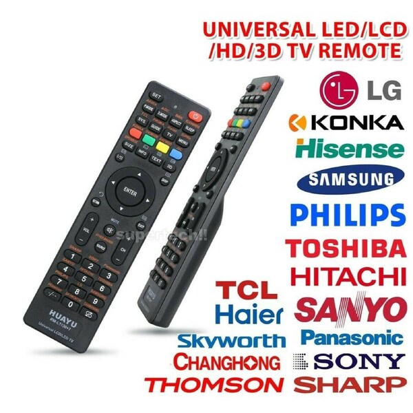 Universal LED/3D TV Remote for HISENSE, KONKA,CHANGHONG,SKYWORTH, HITACHI, Haier