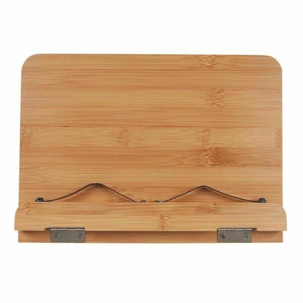 Bamboo Reading Rest Adjustment Tablet Home Study Book Holder Foldable