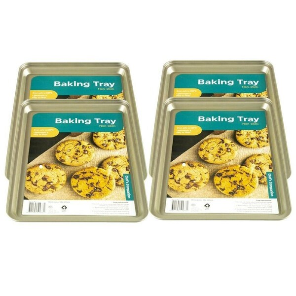 Cookie Baking Tray 36.5 x 26 cm - 4 Pieces