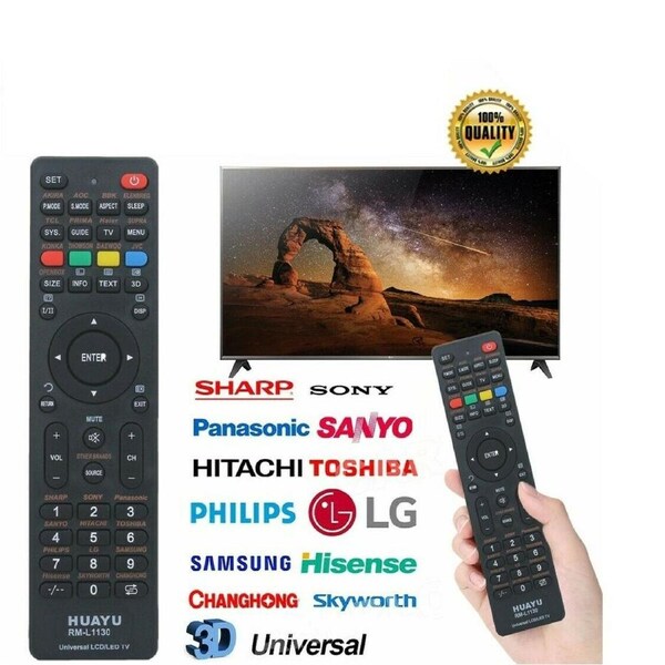 Universal LED/3D TV Remote for HISENSE, KONKA,CHANGHONG,SKYWORTH, HITACHI, Haier