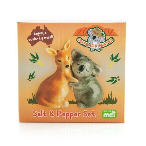 Salt & Pepper Outback Mates Koala and Kangaroo Shaker Set Australian