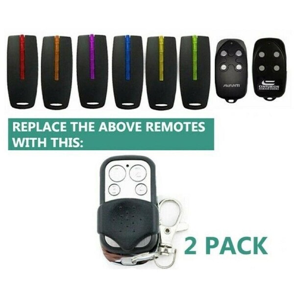 2 x Avanti Superlift Centurion & TX4 Garage Door Gate Remote Control