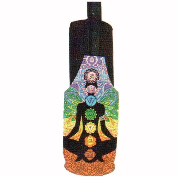 Yoga Pilates Bottle Bag Mat Carrier Chakra Meditation Multi
