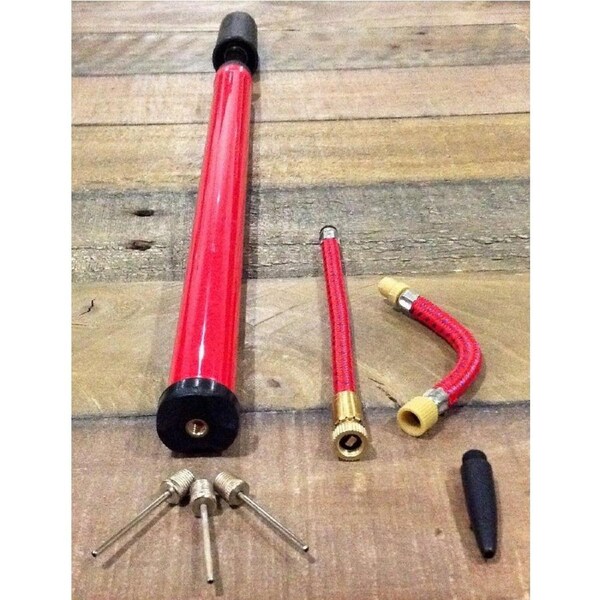 Portable Hand Sport Ball Balloon Air Pump Soccer Basketball Needle Inflator