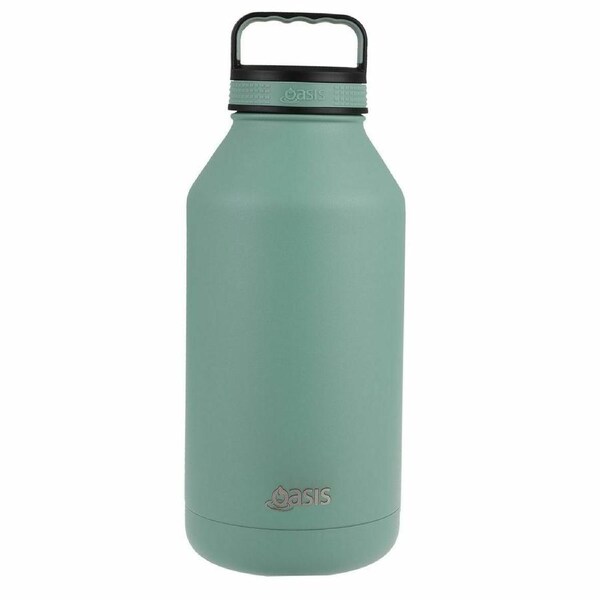 Oasis Double Wall Vacuum Insulated Stainless Steel Drink Bottle 1.9L Sage Green