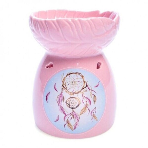 Dreamcatcher Oil Burner 3D Bowl Design Ceramic Wax Melts Tealight Candles Holder