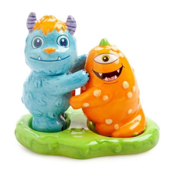 Monsterlings Flavour Mates Novelty Salt & Pepper Cute Shakers Set