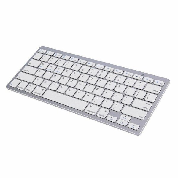 Bluetooth Ultra Slim Wireless Keyboard Apple Android Mac Windows PC