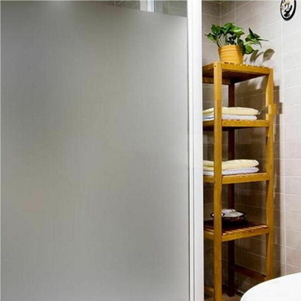 Sand Blast Clear Privacy Frosted Removable Froste Window Glass Film 5M