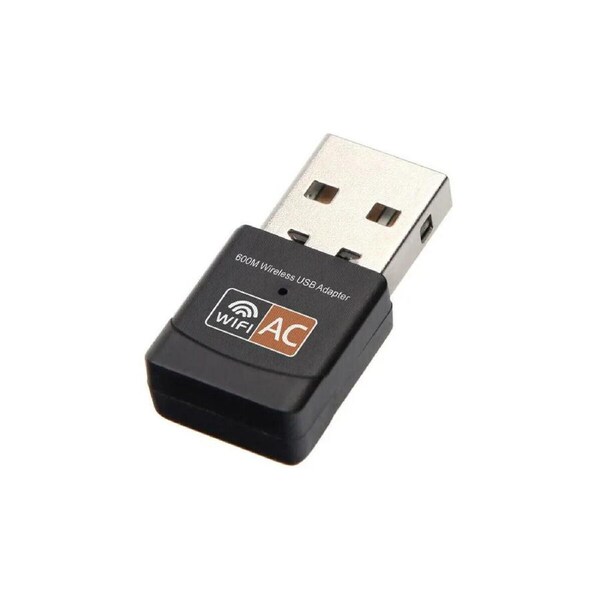 600Mbps USB WiFi Wireless Dongle Dual Band AC600 Lan Network Adapter 5GHz 2.4GHz