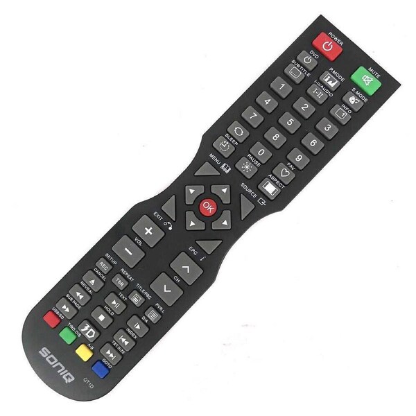 Original OEM For SONIQ TV Remote Control QT166, QT155, QT155S) QT1D NO SETUP