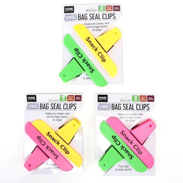 2pcs Bag Seal Clip Sealing Chip Clips Kitchen Food Storage Packing Food Bags