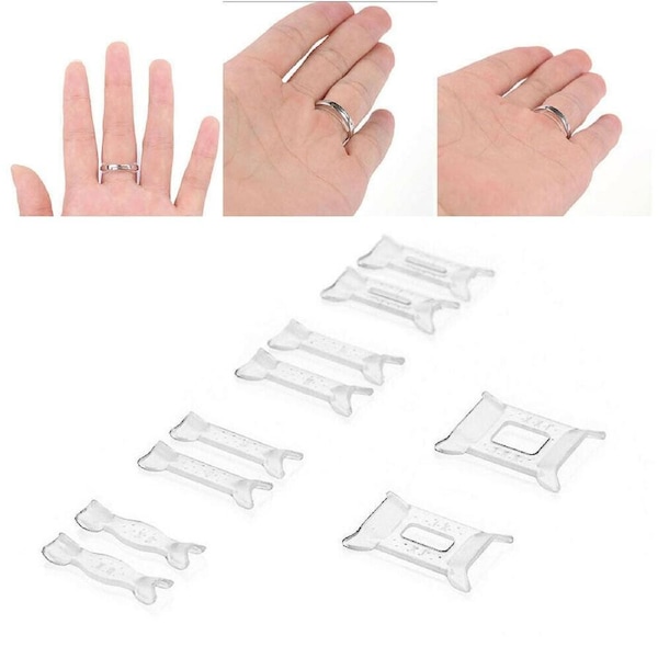 12x Invisible Tightener Ring Size Reducer Resizing Adjuster Pad Jewellery Tools