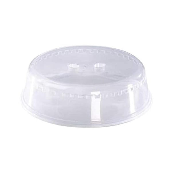 2x Food Safe Plastic Microwave Dome Plate Lid