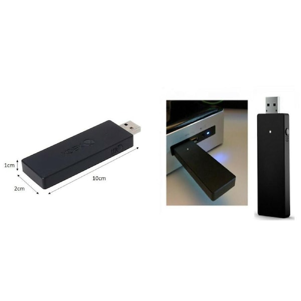 New Wireless Xbox One Controller Adapter Receiver Stick Microsoft Windows PC USB