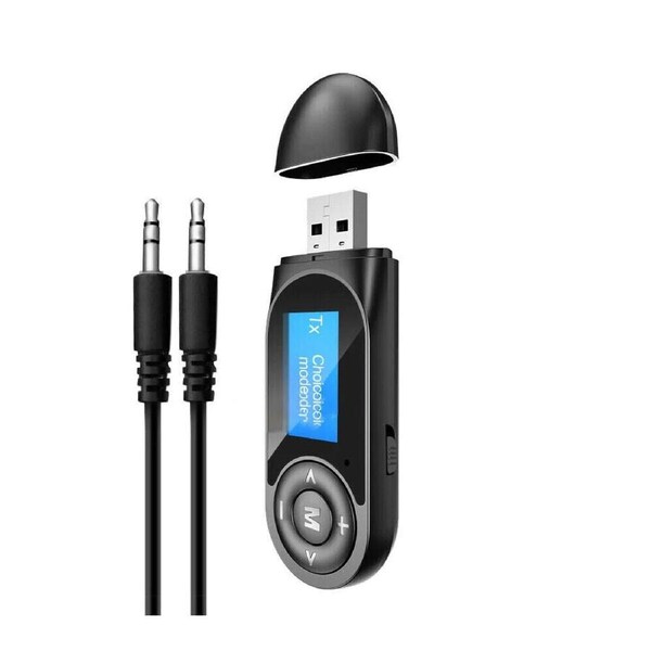 USB Bluetooth 5.0 Transmitter Receiver Audio Adapter AUX 3.5mm TV CAR PC Speaker