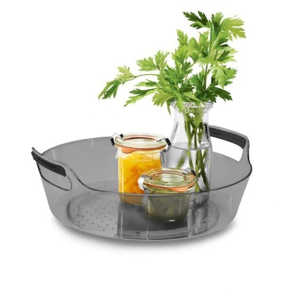 Carbon Madesmart Deep Portable Turntable Organizer Smooth Gliding 29cm