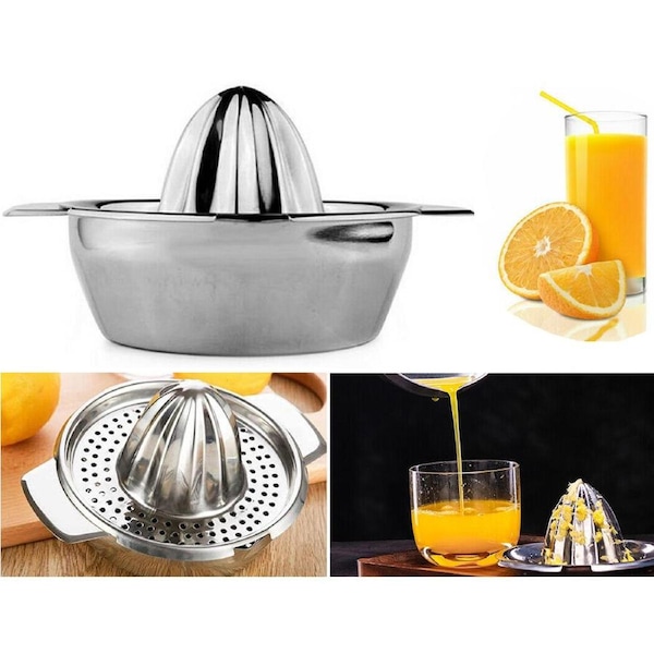 Stainless Steel Fruit Lemon Citrus Orange Juicer Manual Press Squeezer Tool